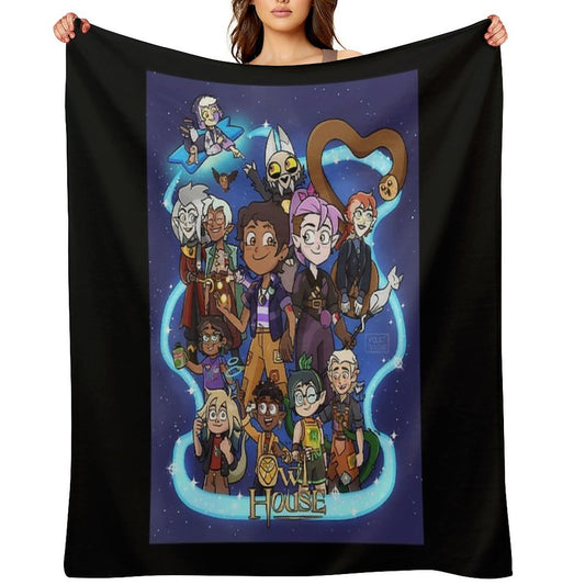 The Owl House Finale Shrink-resistant Throw Blanket