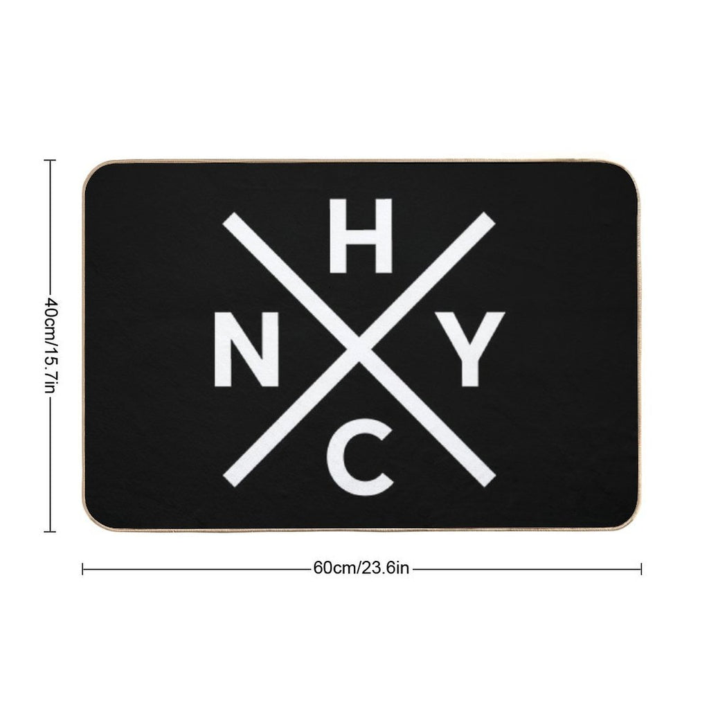 NYHC New York Hardcore Punk Rock  Absorbent Bath Mat
