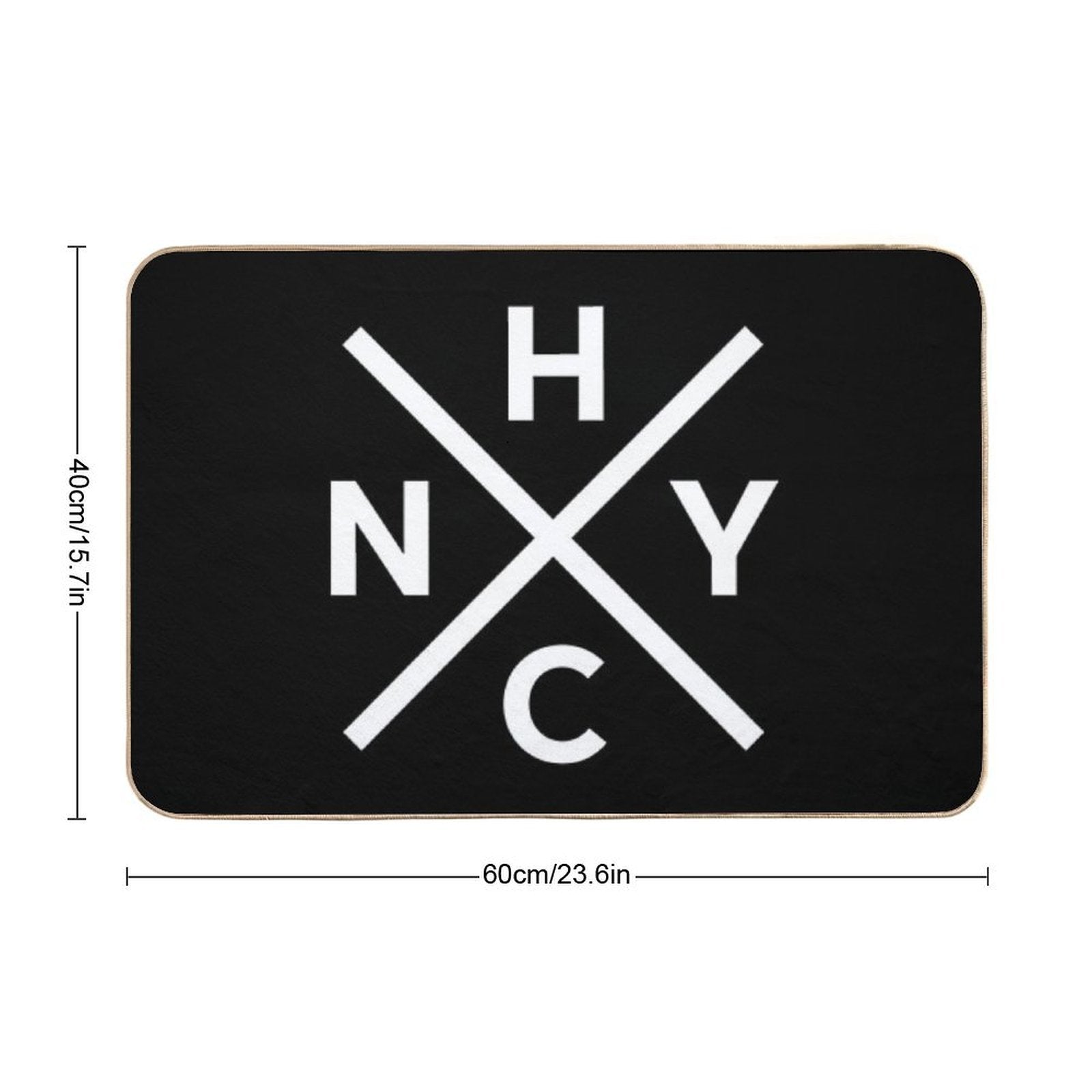 NYHC New York Hardcore Punk Rock  Absorbent Bath Mat