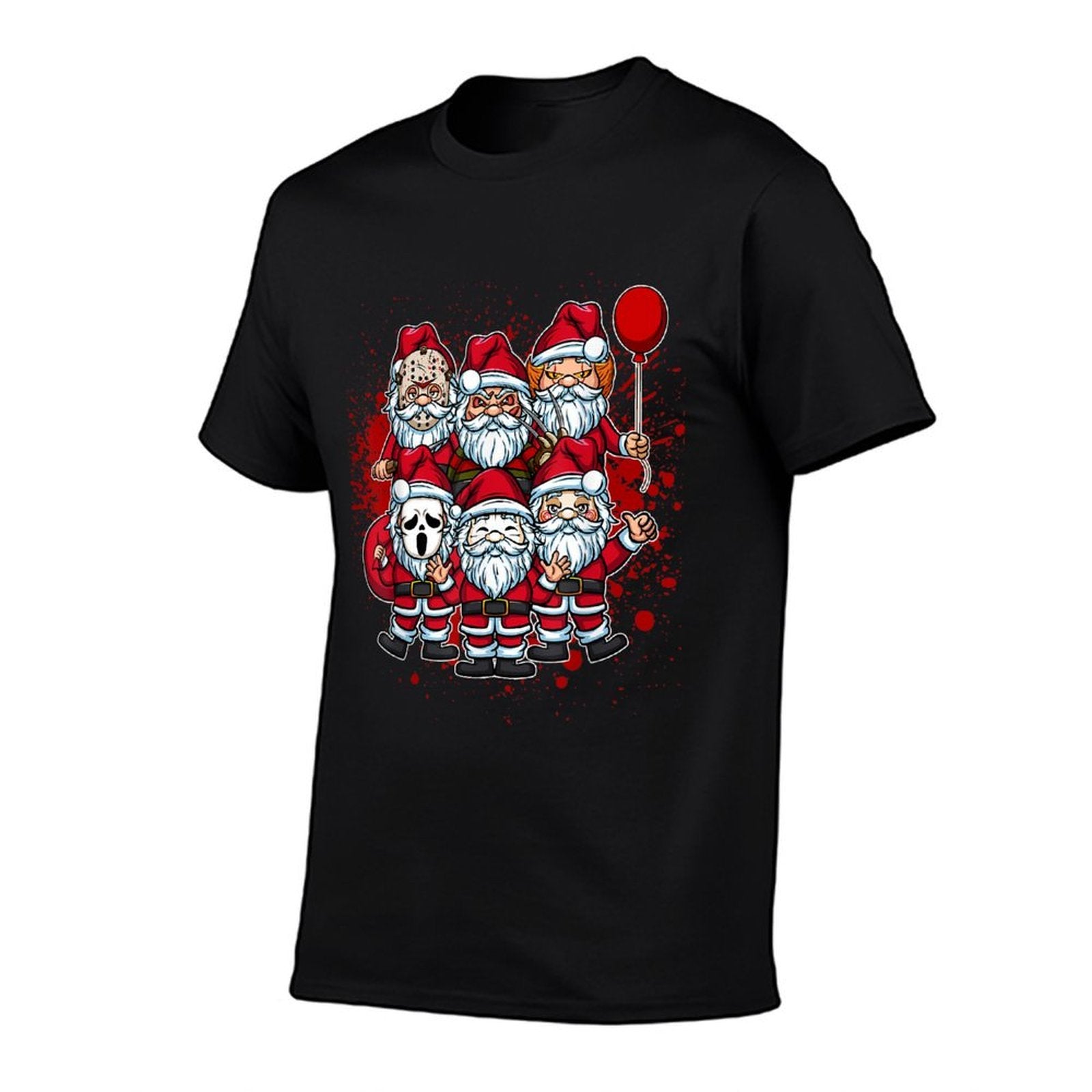 My Little Horror Crew - Christmas Horror Movie Santa Claus  Quick-drying T-Shirt