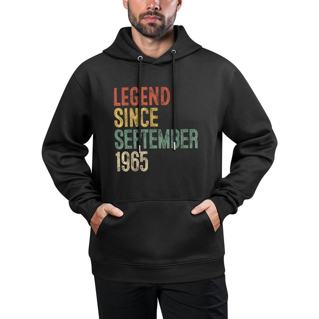 Legend 1965 60th Birthday Gifts for Men Women 60 Year Old Machine Washable Hoodie