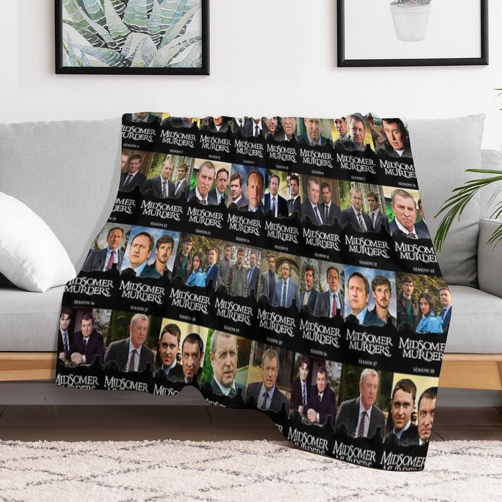 20 Seasons in Midsomer - Pattern Comfort Throw Blanket