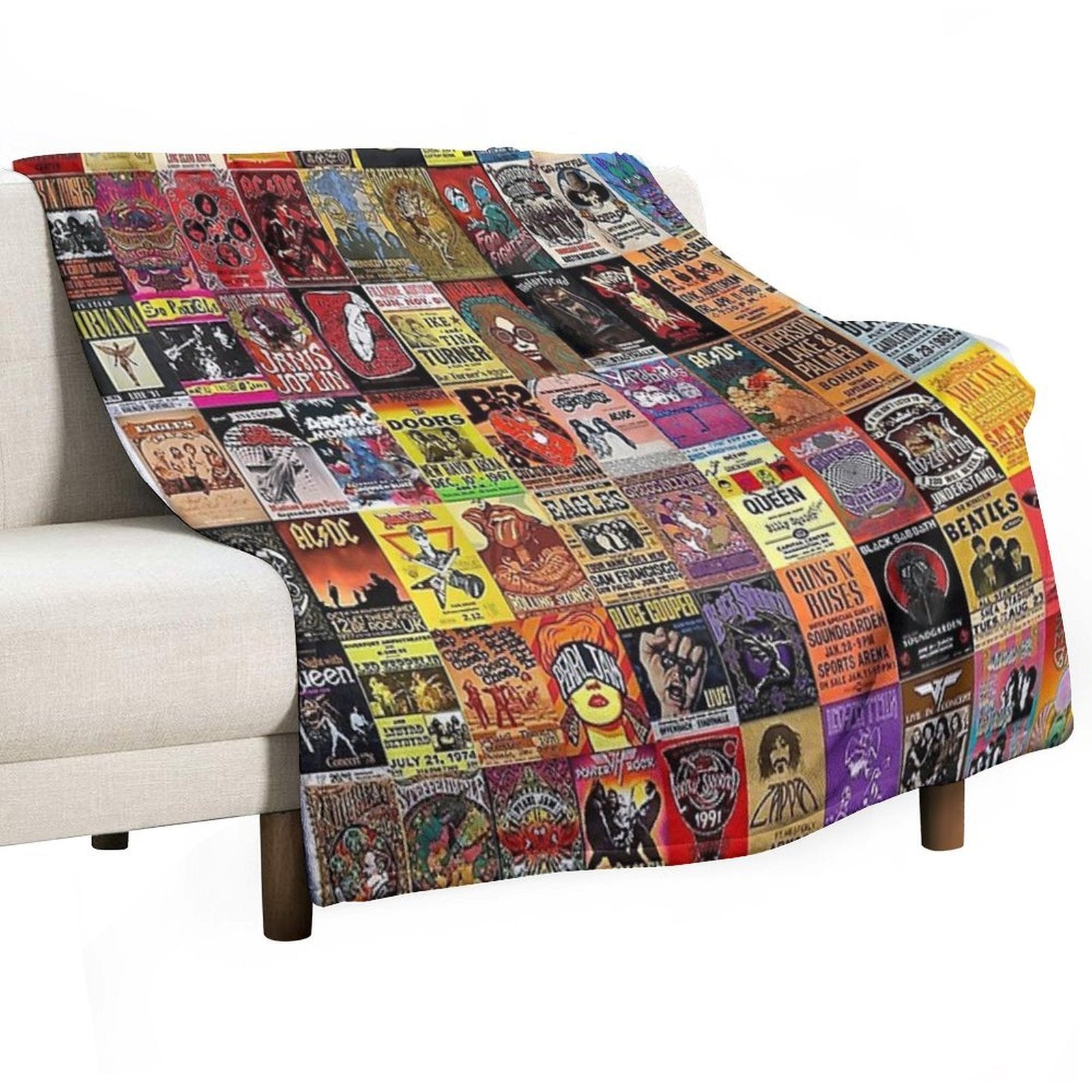 Rock Collage Quick-dry Throw Blanket