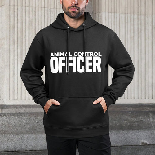 Animal Control Officer Public Safety Uniform Patrol Customizable Surface Hoodie