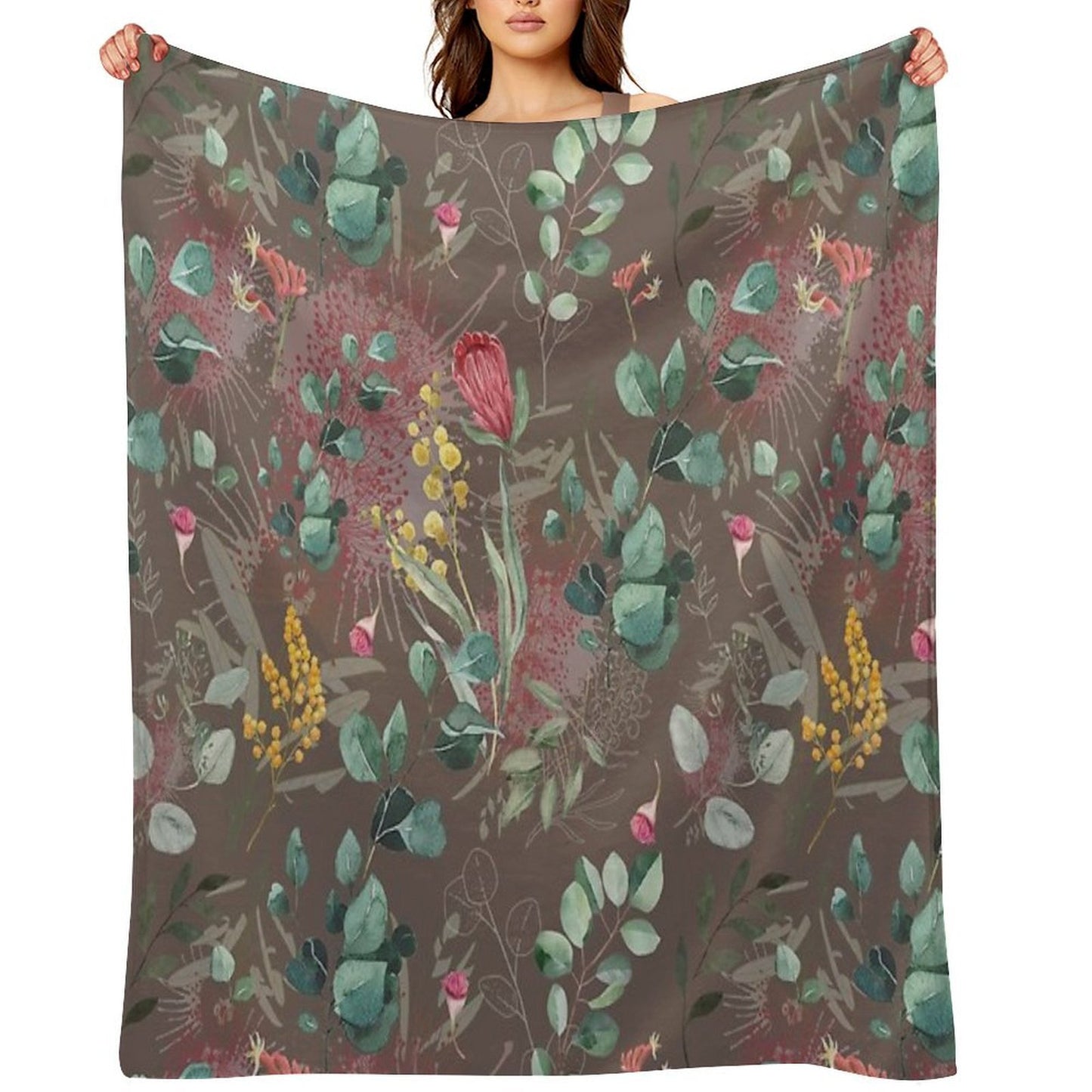 Australian Botanical Easy Care Throw Blanket