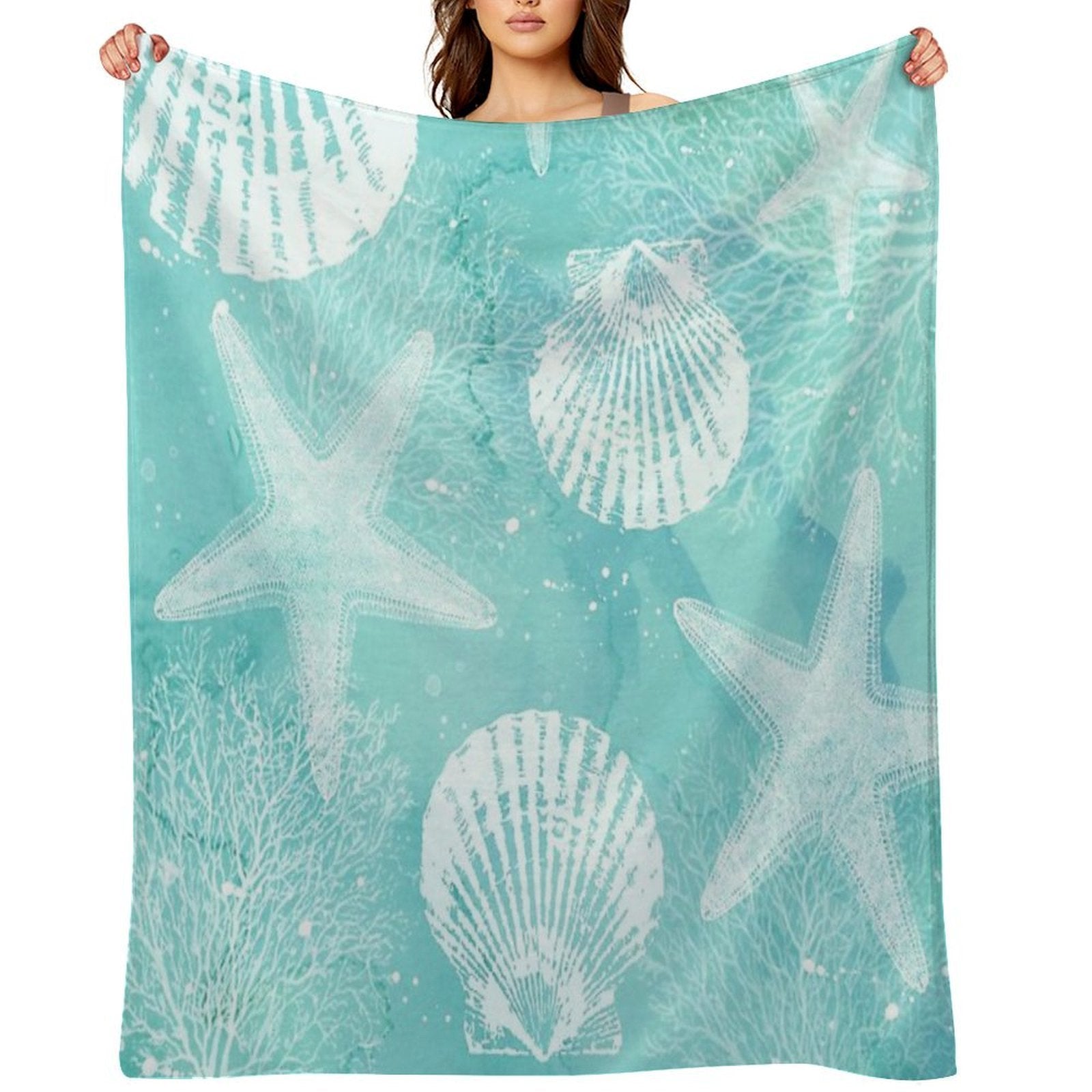 Coastal Sustainable Throw Blanket