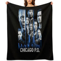 Black Graphic Chicago Med.Thank You For The Memories Signatures Lightweight Throw Blanket