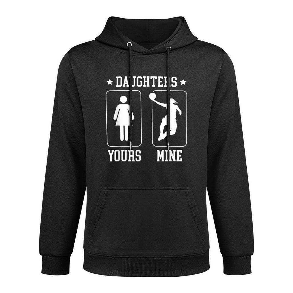 Daughters Basketball Dad Of A Basketball Player Father Unisex Design Hoodie