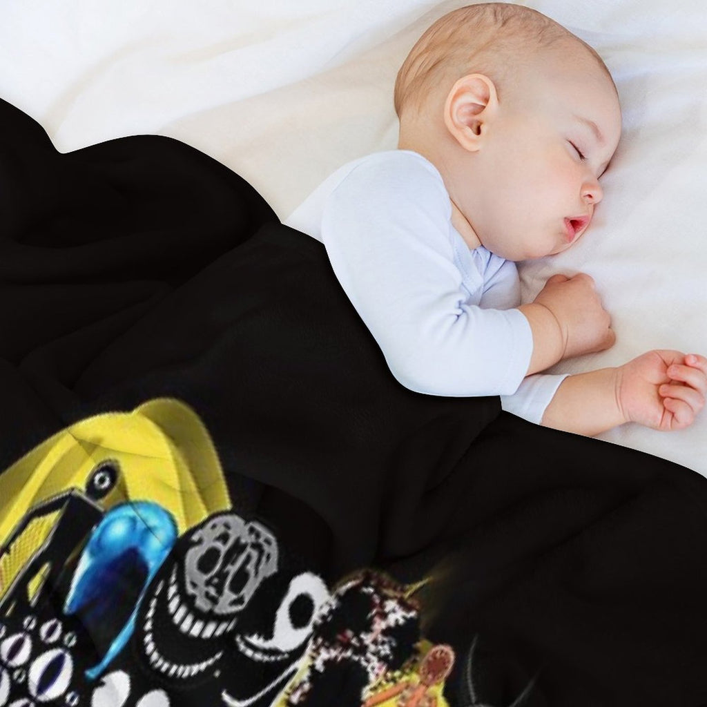 Doors All The Entities New Doors Game Update Multi-functional Throw Blanket