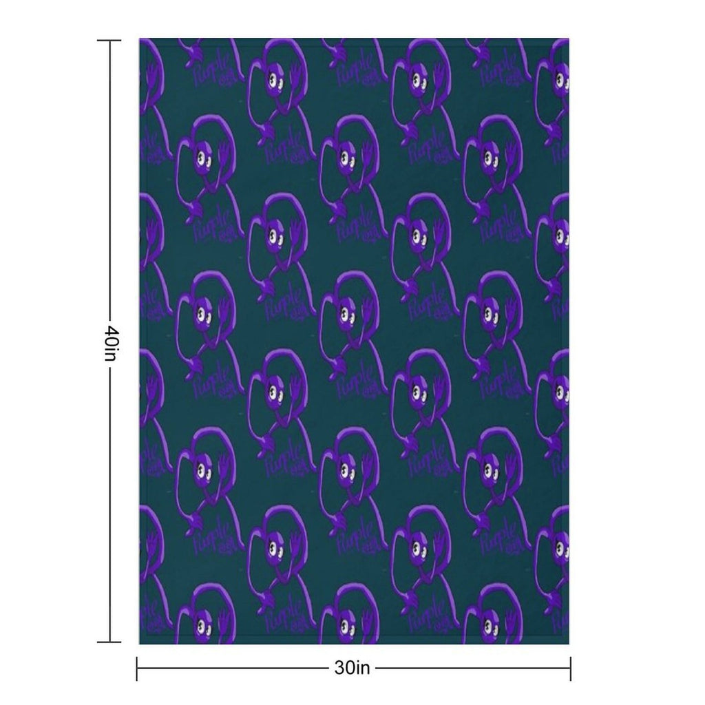 Rainbow Friends Purple (Friendly) Comfort Throw Blanket