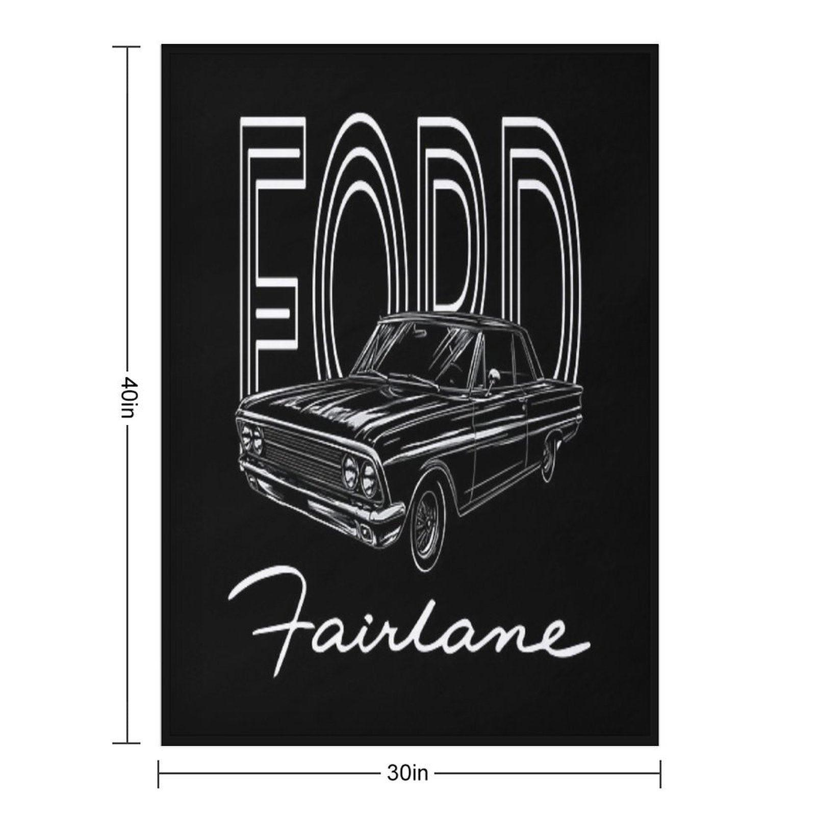 White Fairlane Lightweight Throw Blanket
