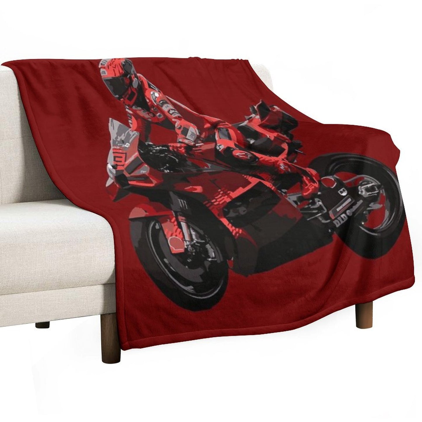 MotoGP Marc Marquez 93 Versatility Throw Blanket