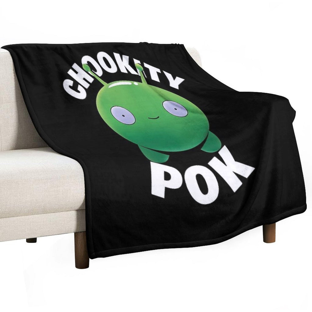 Mooncake Phrase Plush Throw Blanket