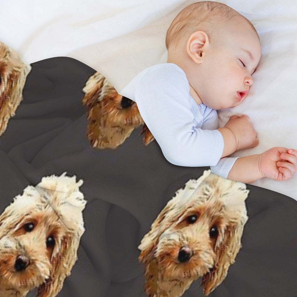 Cavapoo Cockapoo Doodle Cuteness Velvety-soft Throw Blanket