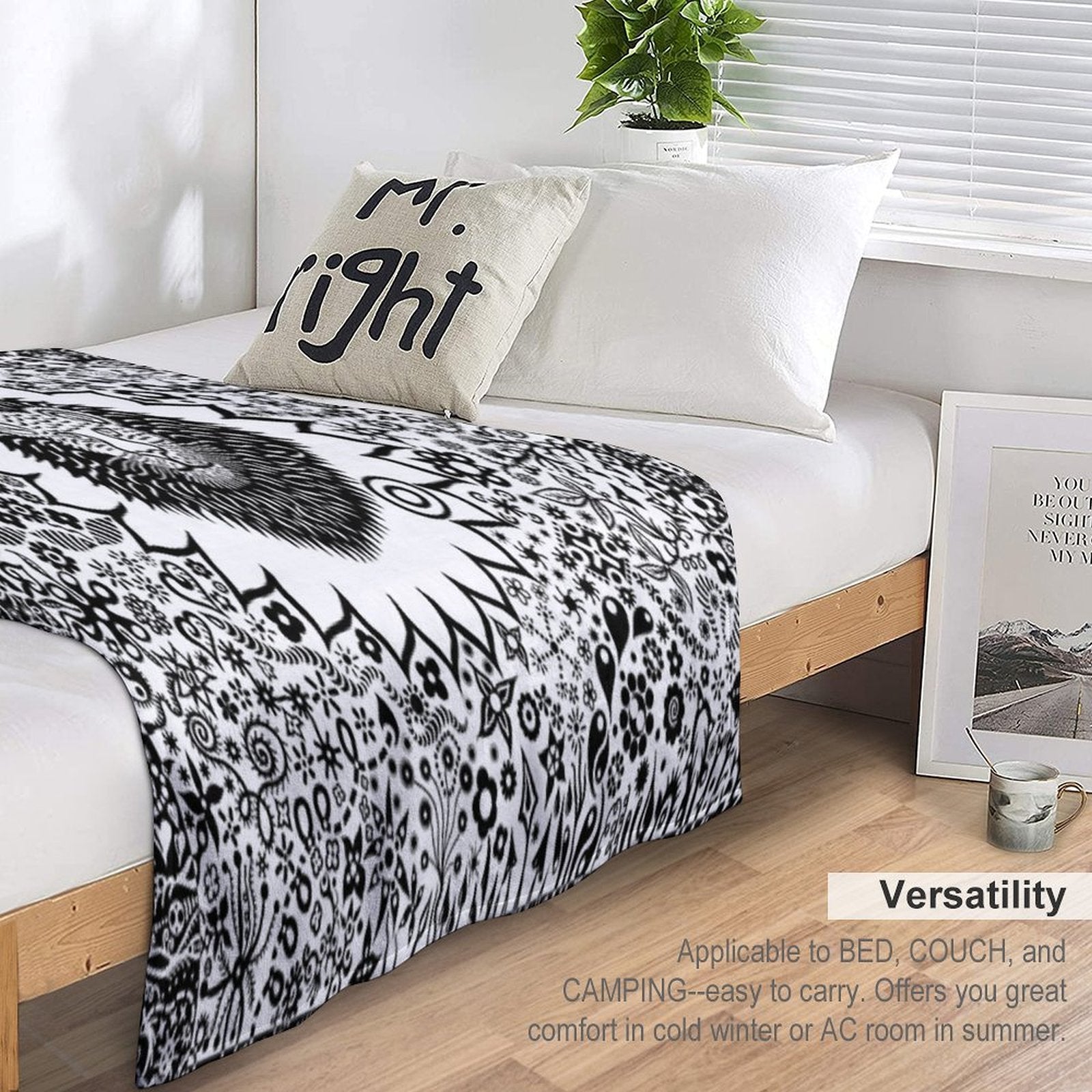 Leo The Lion Eco-conscious Throw Blanket