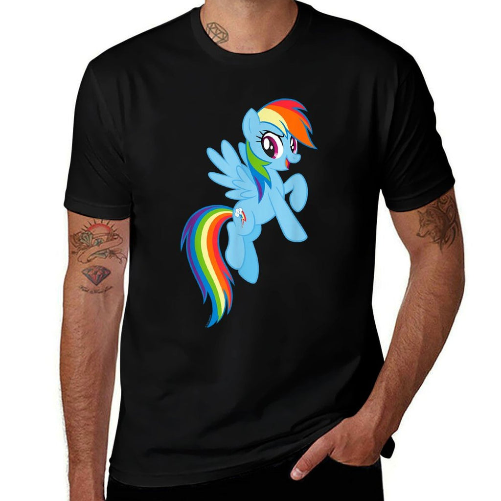 My Little Pony Friendship Is Magic Big Rainbow Dash  Eco-friendly Material T-Shirt