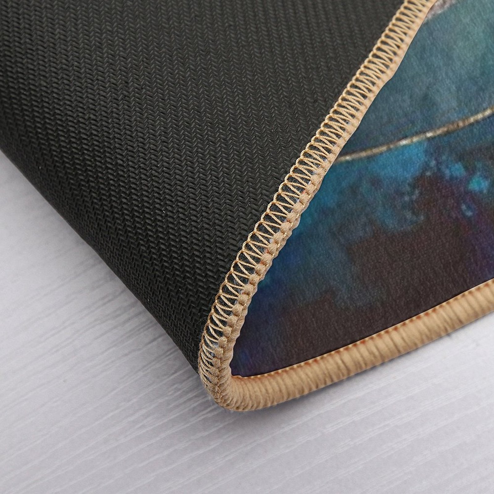 Blue Mountain Reflection  Fade-Resistant Bath Mat