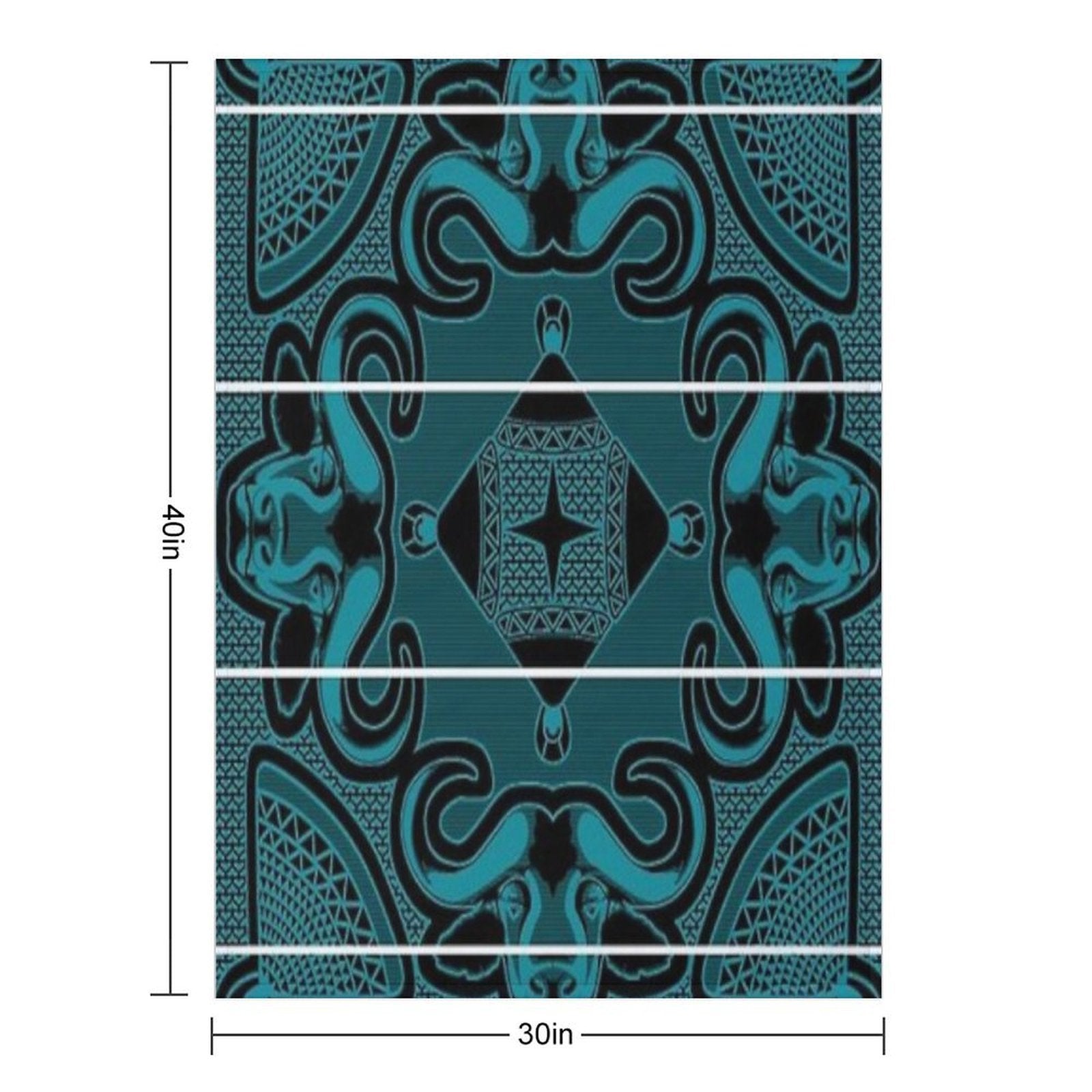 Basotho Blanket Print Quick-dry Throw Blanket