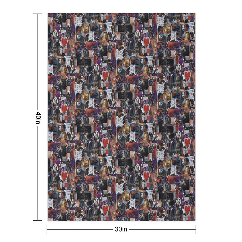 Fashion Artwork Album Compact Throw Blanket