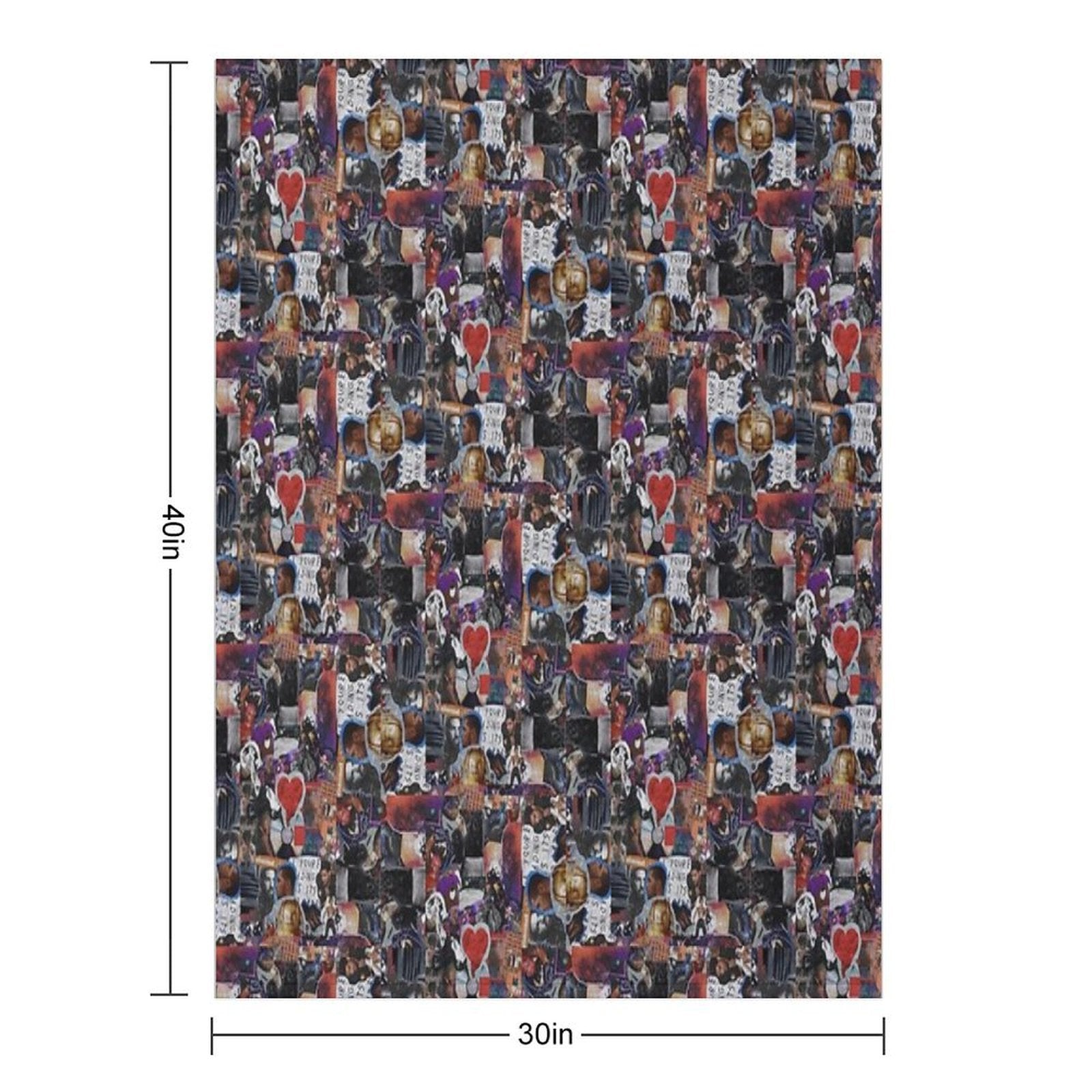 Fashion Artwork Album Compact Throw Blanket
