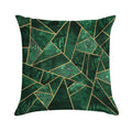 Deep Emerald Soft Fade-Resistant Throw Pillow