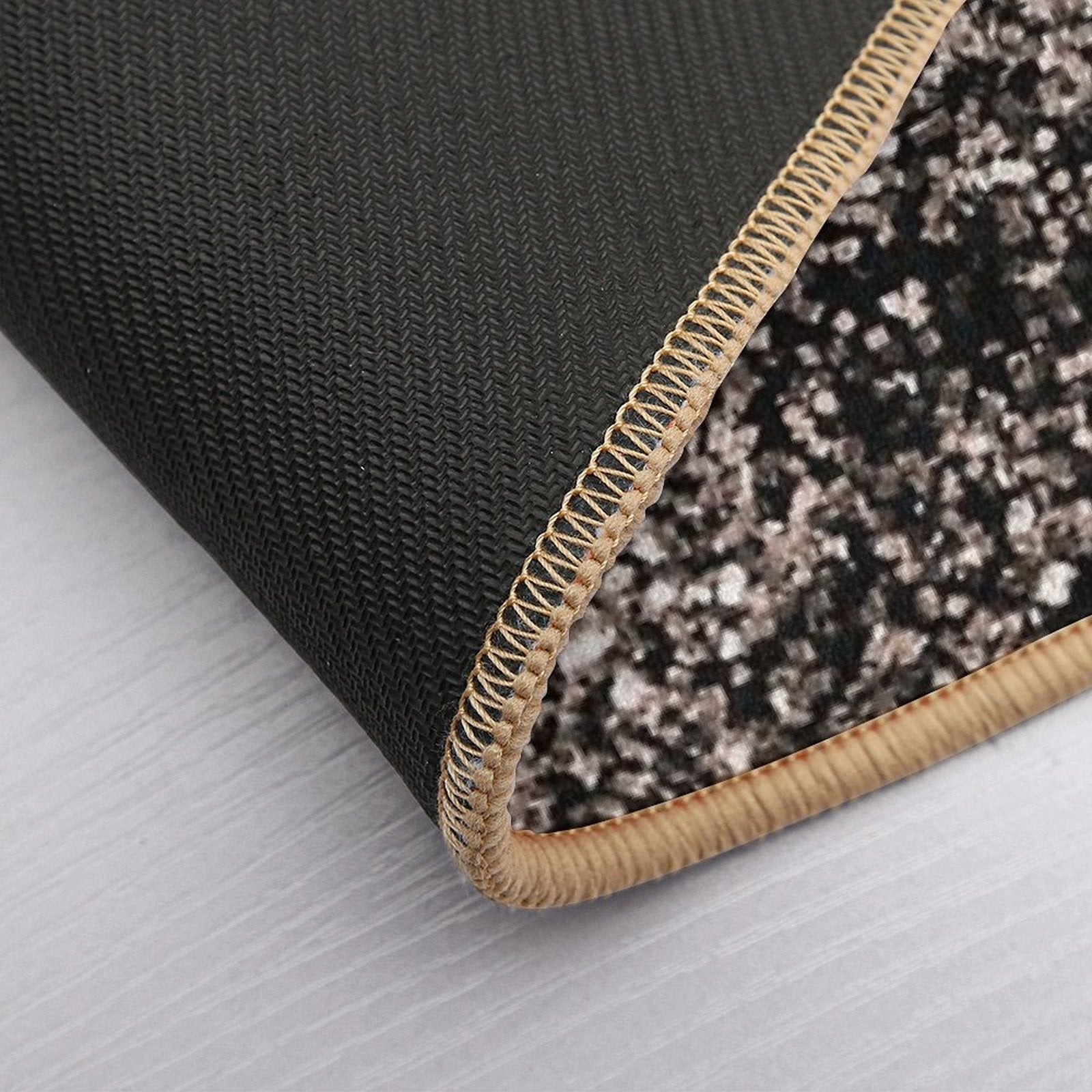 Rose Gold Glam #1 (Photo of Glitter Only - Not Reflective)  Slip-Resistant Bath Mat