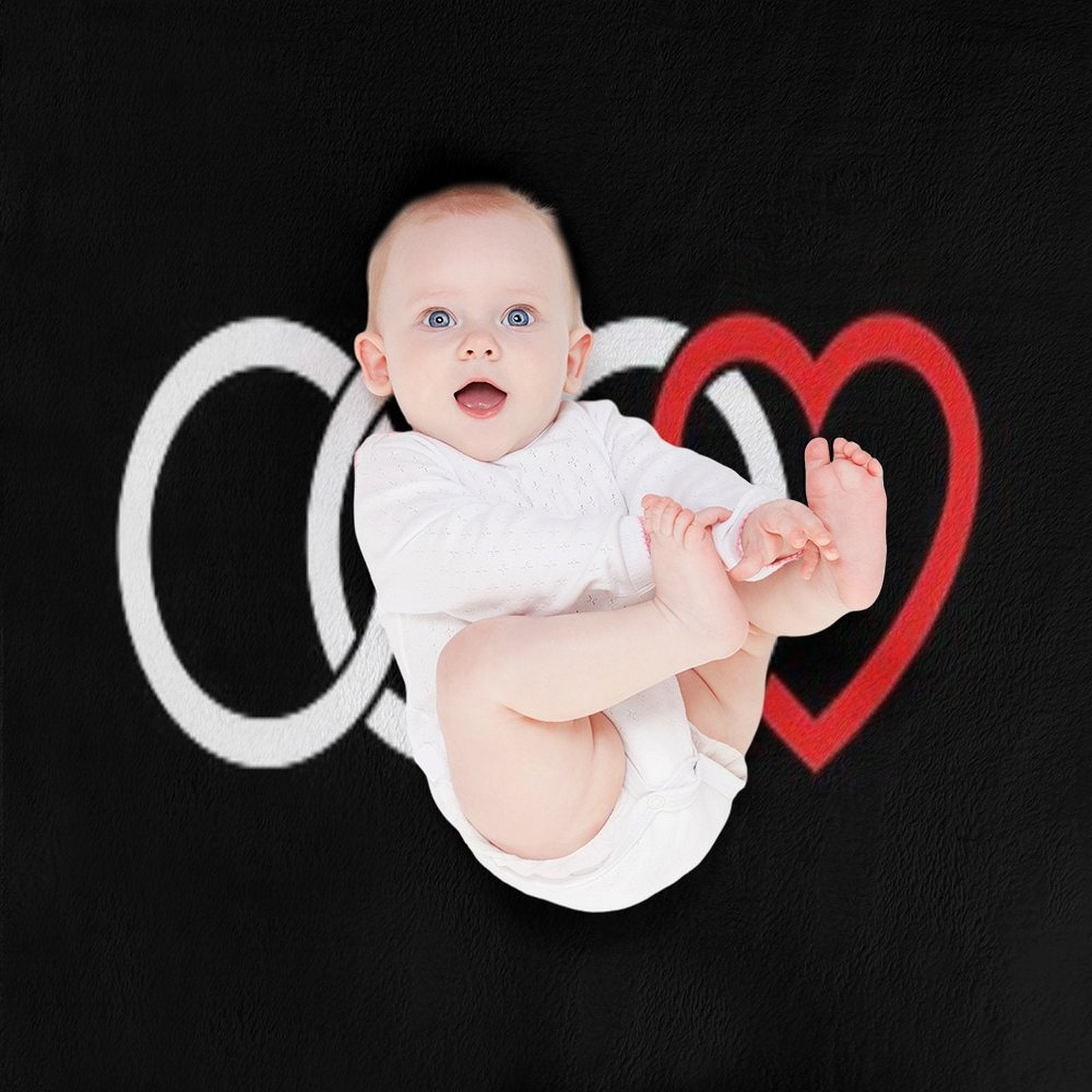 Audi Love (Dark) Compact Throw Blanket