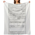 DD 214 Gift Shrink-resistant Throw Blanket
