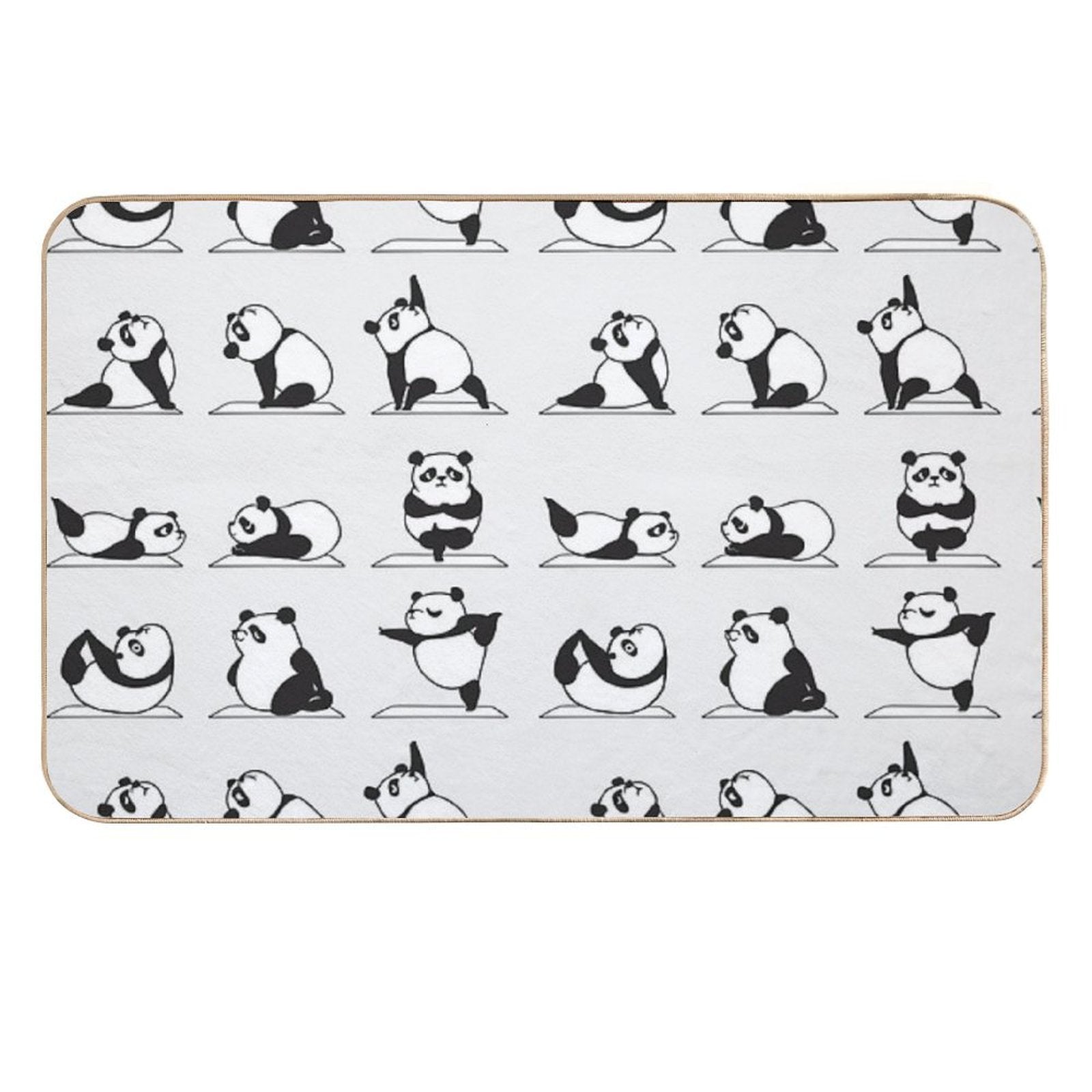 Panda Yoga  Easy Maintenance Bath Mat
