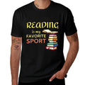 Funny Reading Is My Favorite Sport for Book Lovers  Polyester Blend T-Shirt