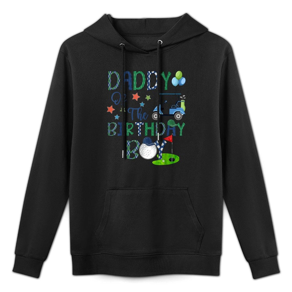 Daddy Of The Birthday Boy Hole In One Golf Lover Customizable Surface Hoodie