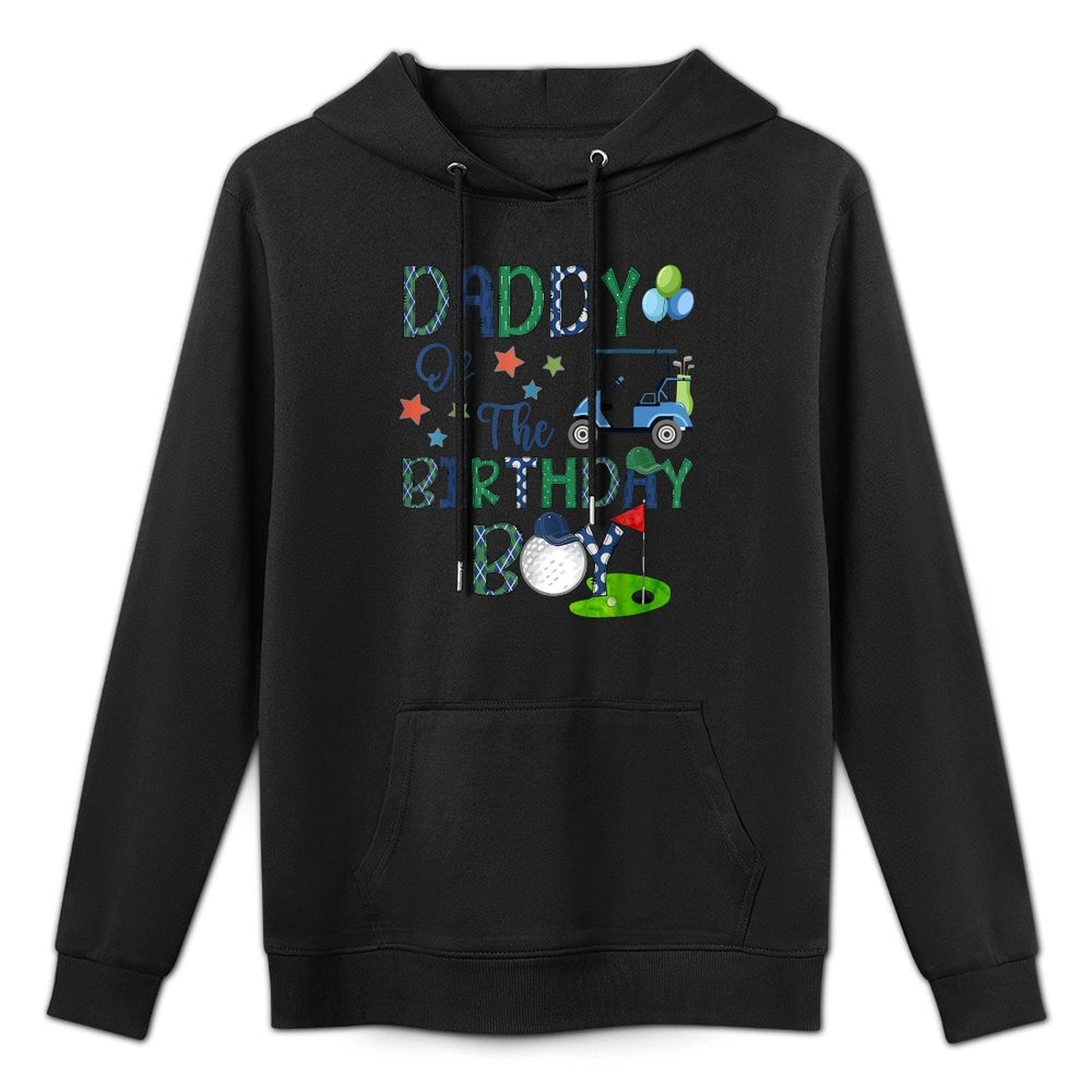 Daddy Of The Birthday Boy Hole In One Golf Lover Customizable Surface Hoodie