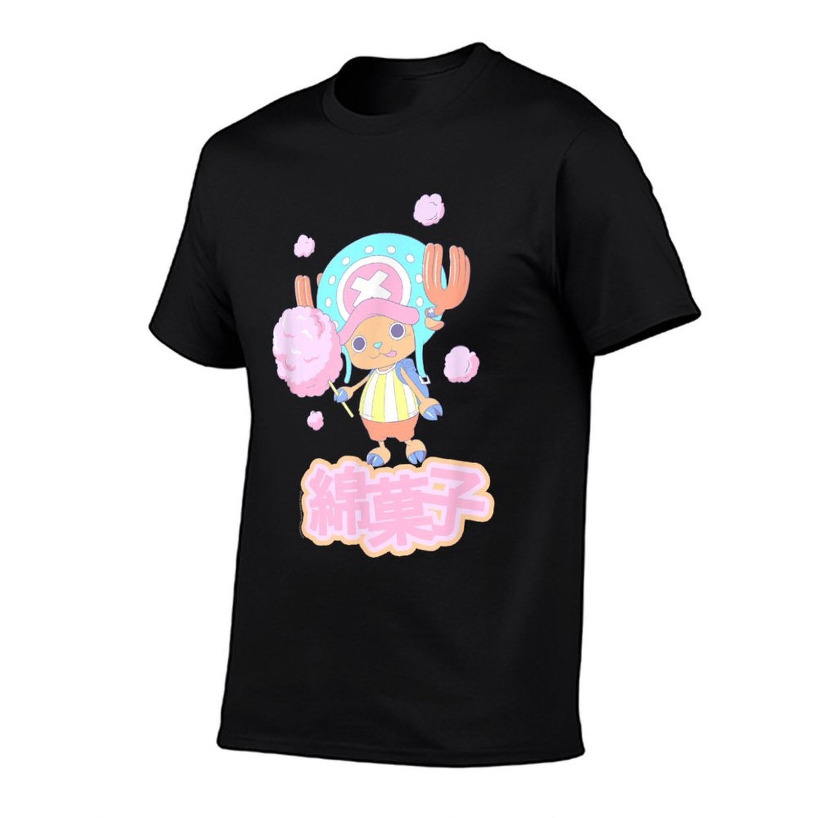 One Piece Anime Tony Tony Chopper Cotton Candy  Cotton T-Shirt