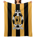 Cambridge United FC Logo - Stripes Quick-dry Throw Blanket
