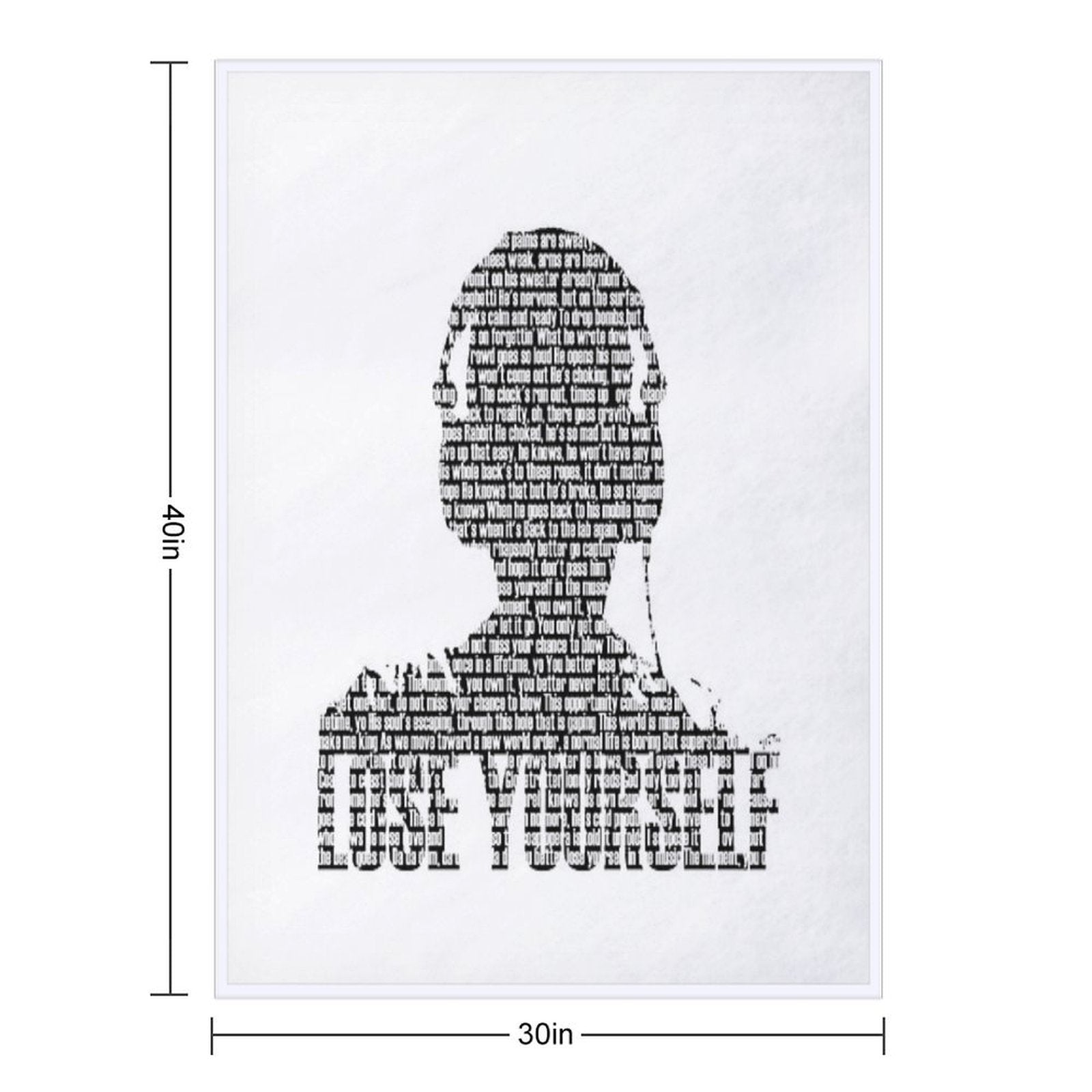 Lose Yourself Premium Throw Blanket