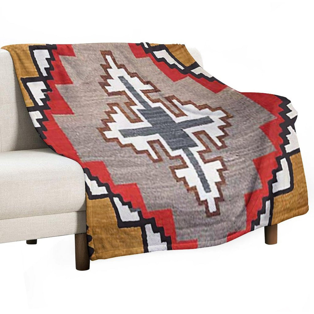 Navajo Blanket,southwestern Art,native American Art,indian Art,arizona,dessert,geometric Pattern,bow And Arrows,cowboys And Indi Lightweight Throw Blanket