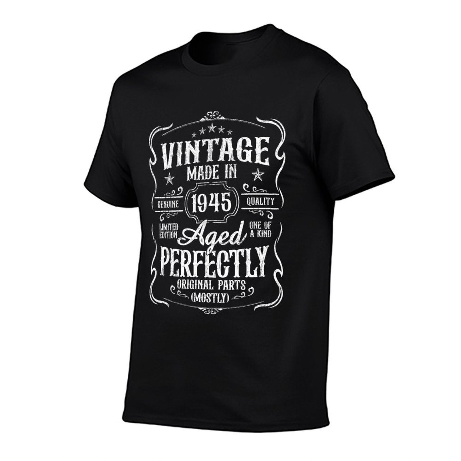 80 Year Old Gifts Vintage Legend 1945 80th Birthday Gift Men  Wrinkle-resistant T-Shirt