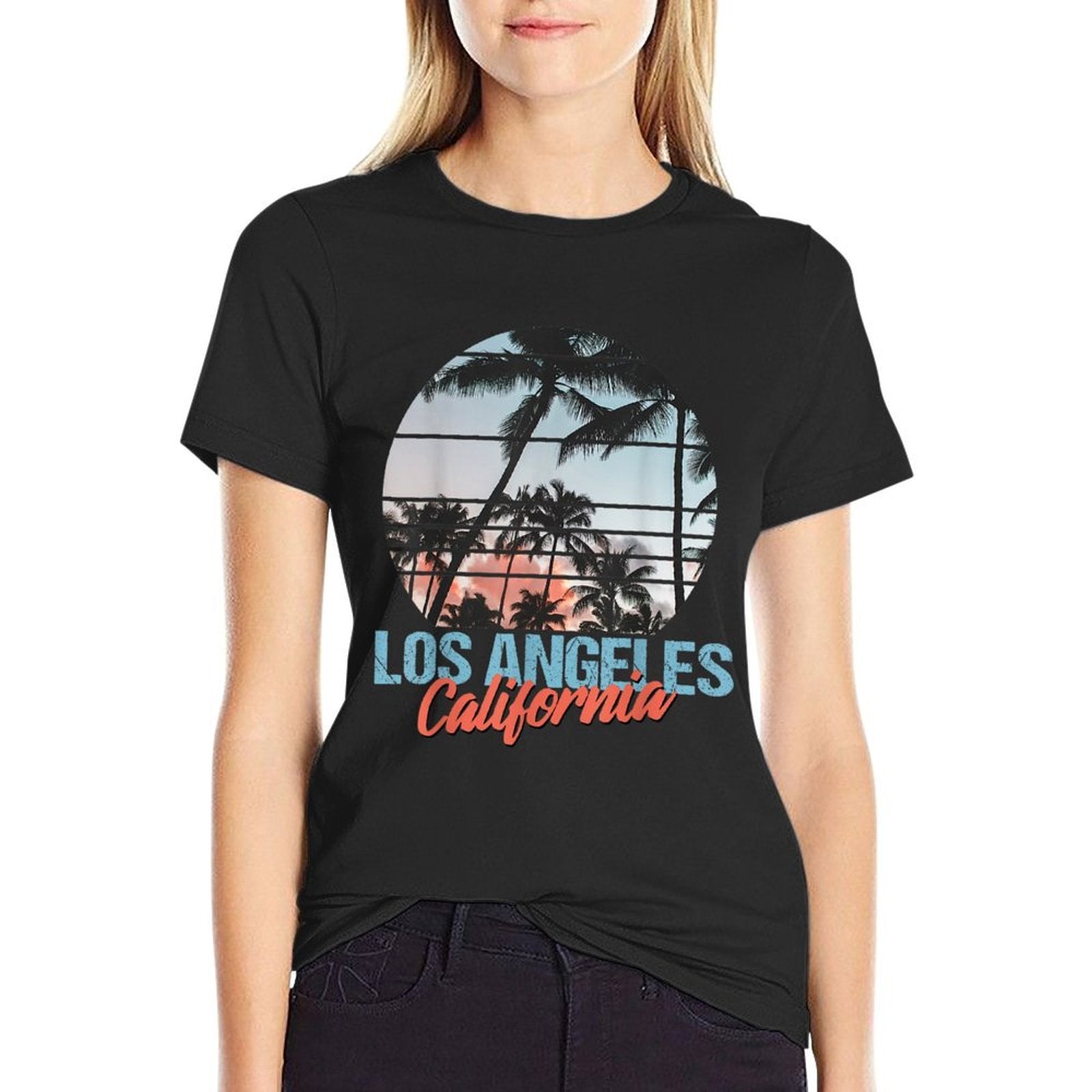 Los Angeles California Pride Vacation Travel Tourist Gift  Moisture-wicking T-Shirt