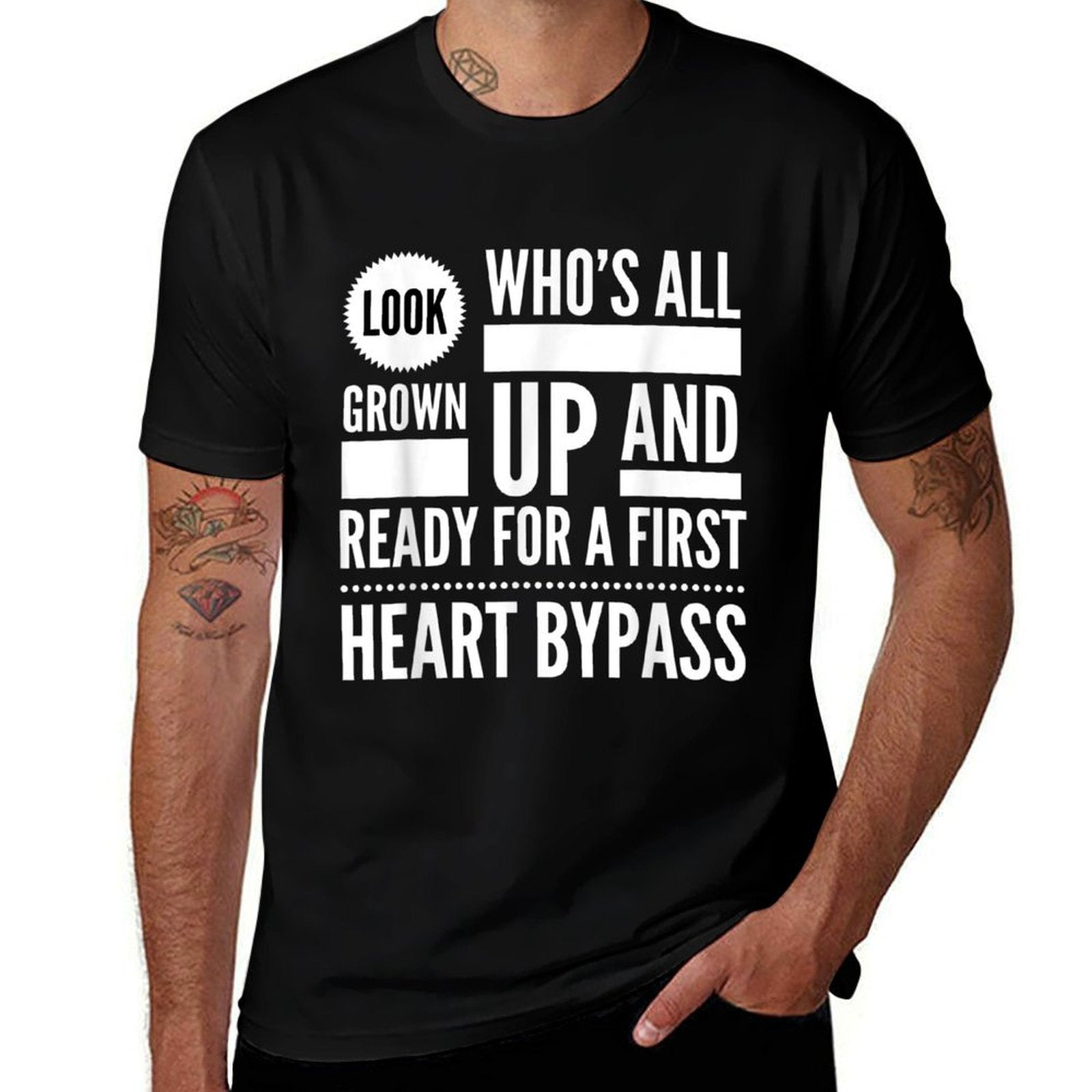 Funny Heart Bypass 1969 50th Birthday Gag Gift Party Idea  Classic T-Shirt