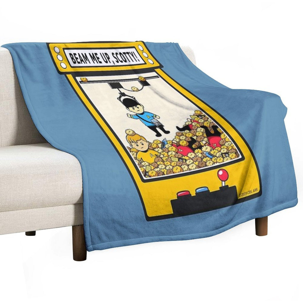 Beam Me Up, Scotty Durable Throw Blanket