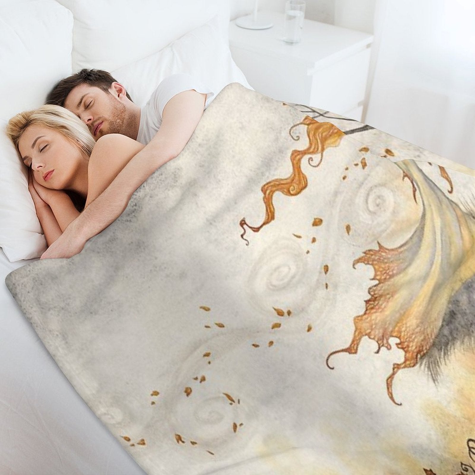 Whispers in The Pumpkin Patch Compact Throw Blanket