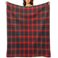 Clan Fraser of Lovat Tartan Multi-functional Throw Blanket