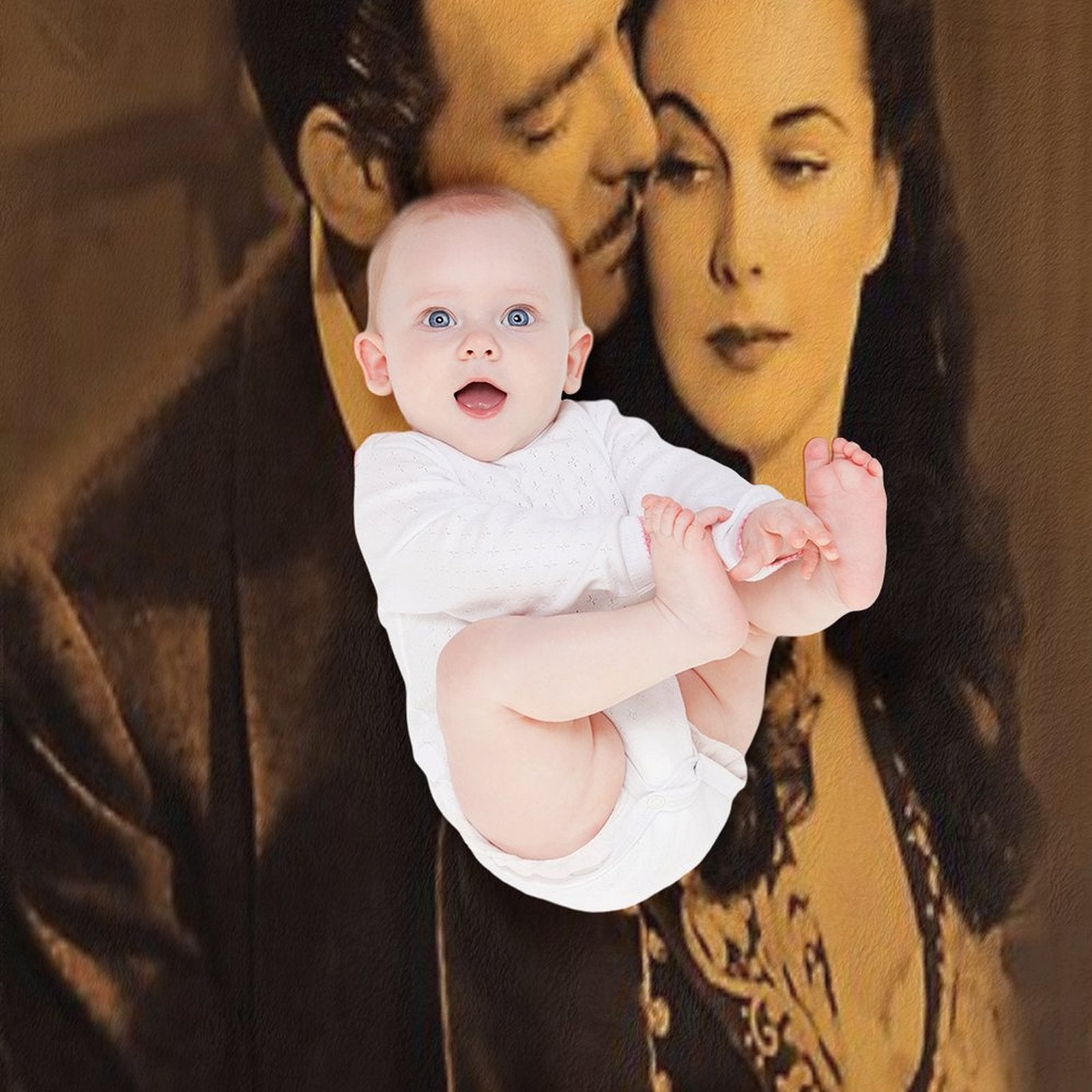 Gone with The Wind Wrinkle-free Throw Blanket