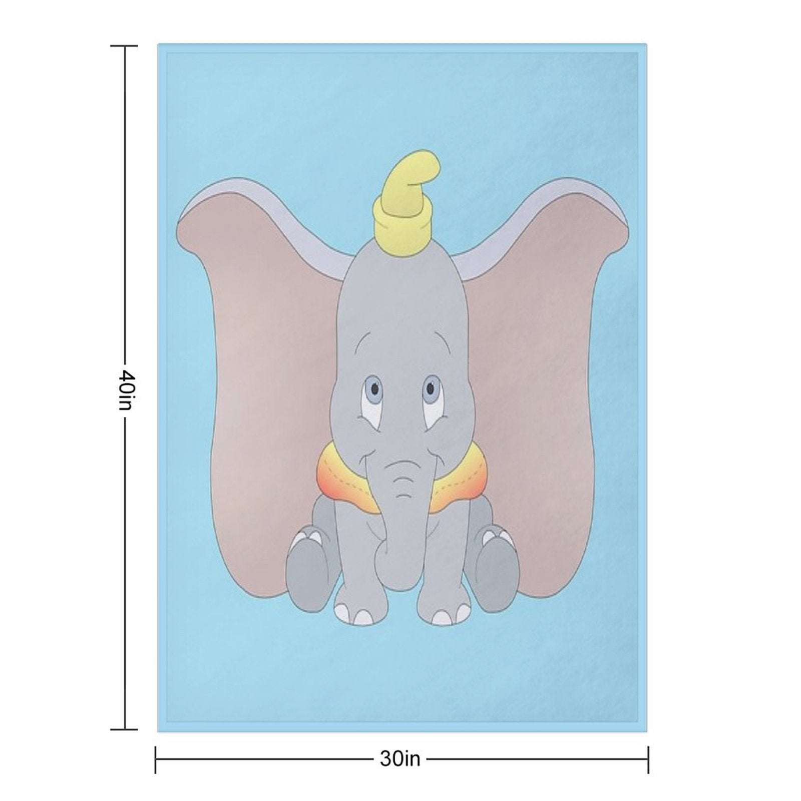 Dumbo Quick-dry Throw Blanket