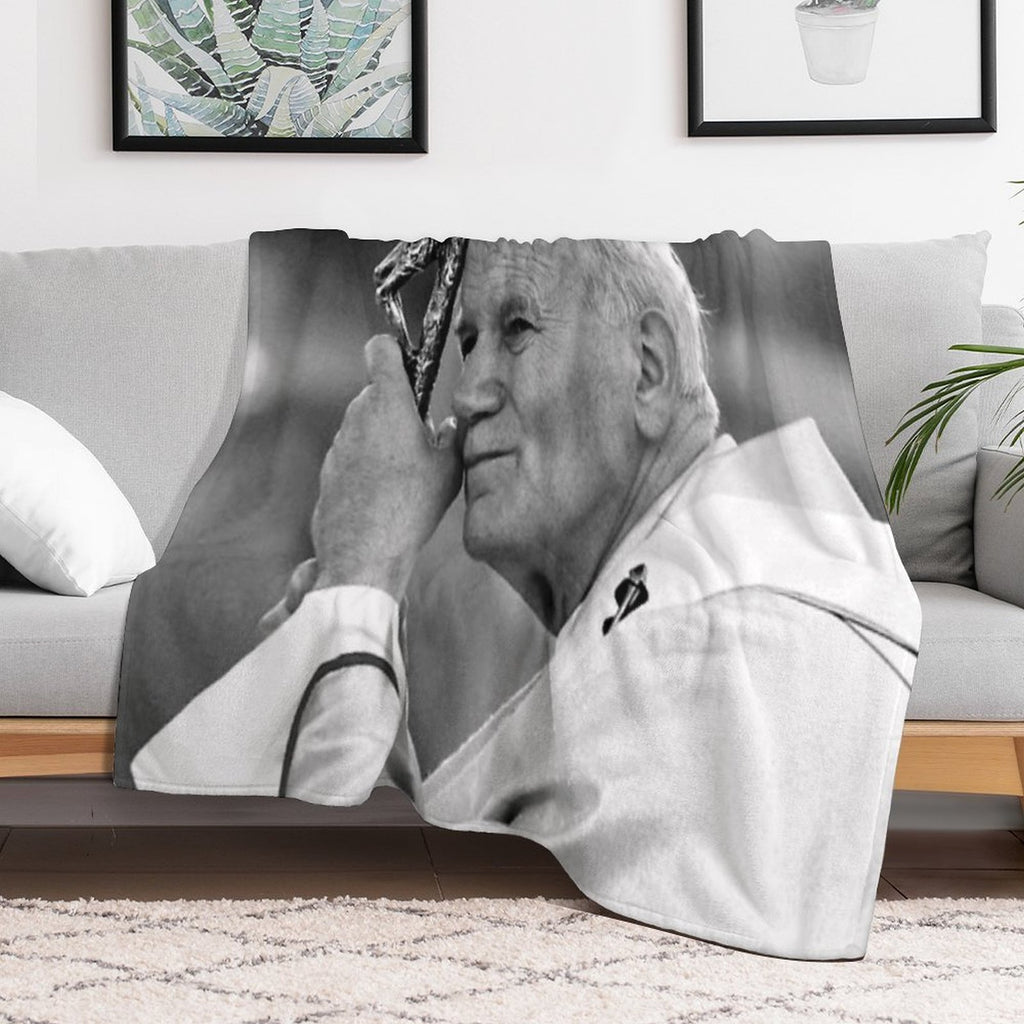 Pope John Paul II Comfort Throw Blanket