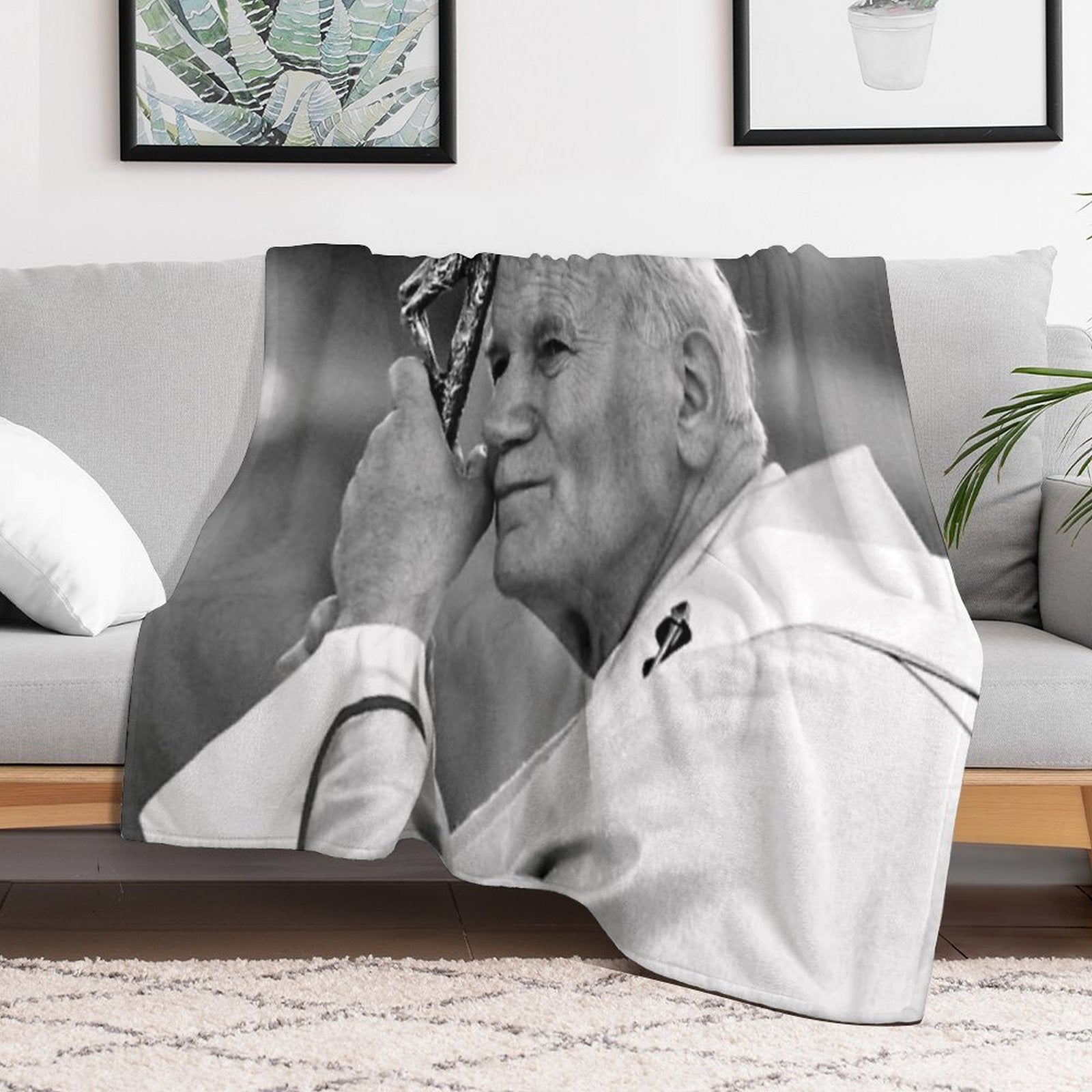 Pope John Paul II Comfort Throw Blanket