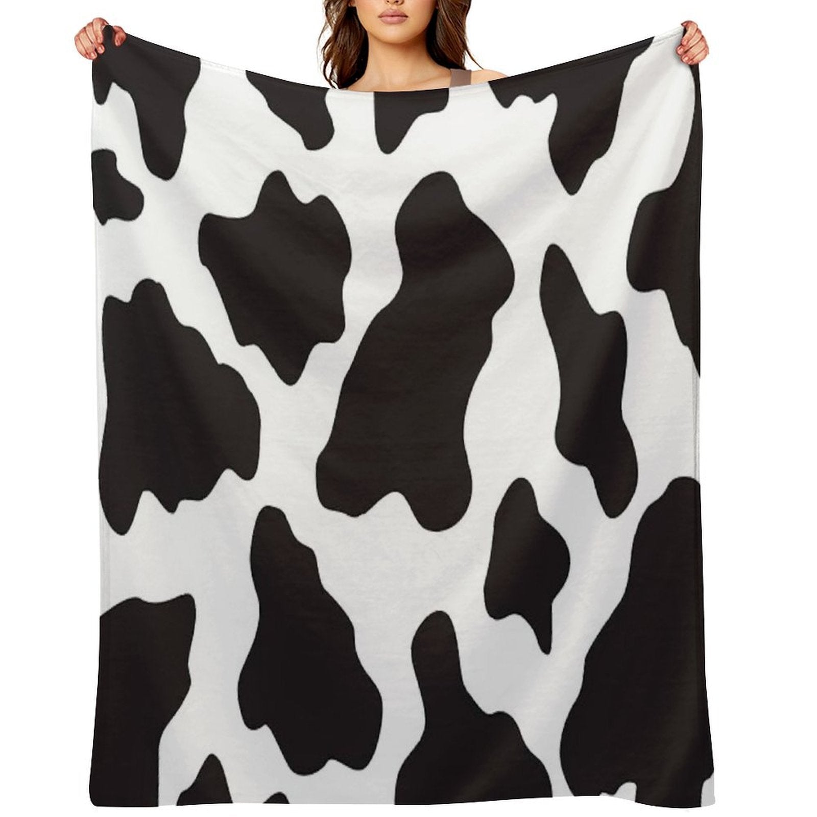 Cow Animal Print Cowboy Country Ranch Farm Style Anti-pilling Throw Blanket