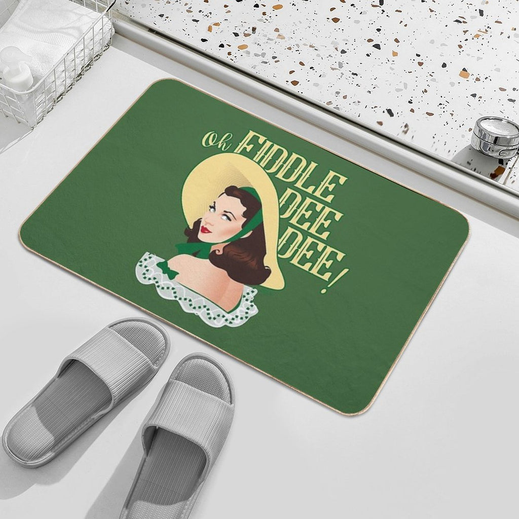Fiddle-dee-dee!  Versatile Bath Mat