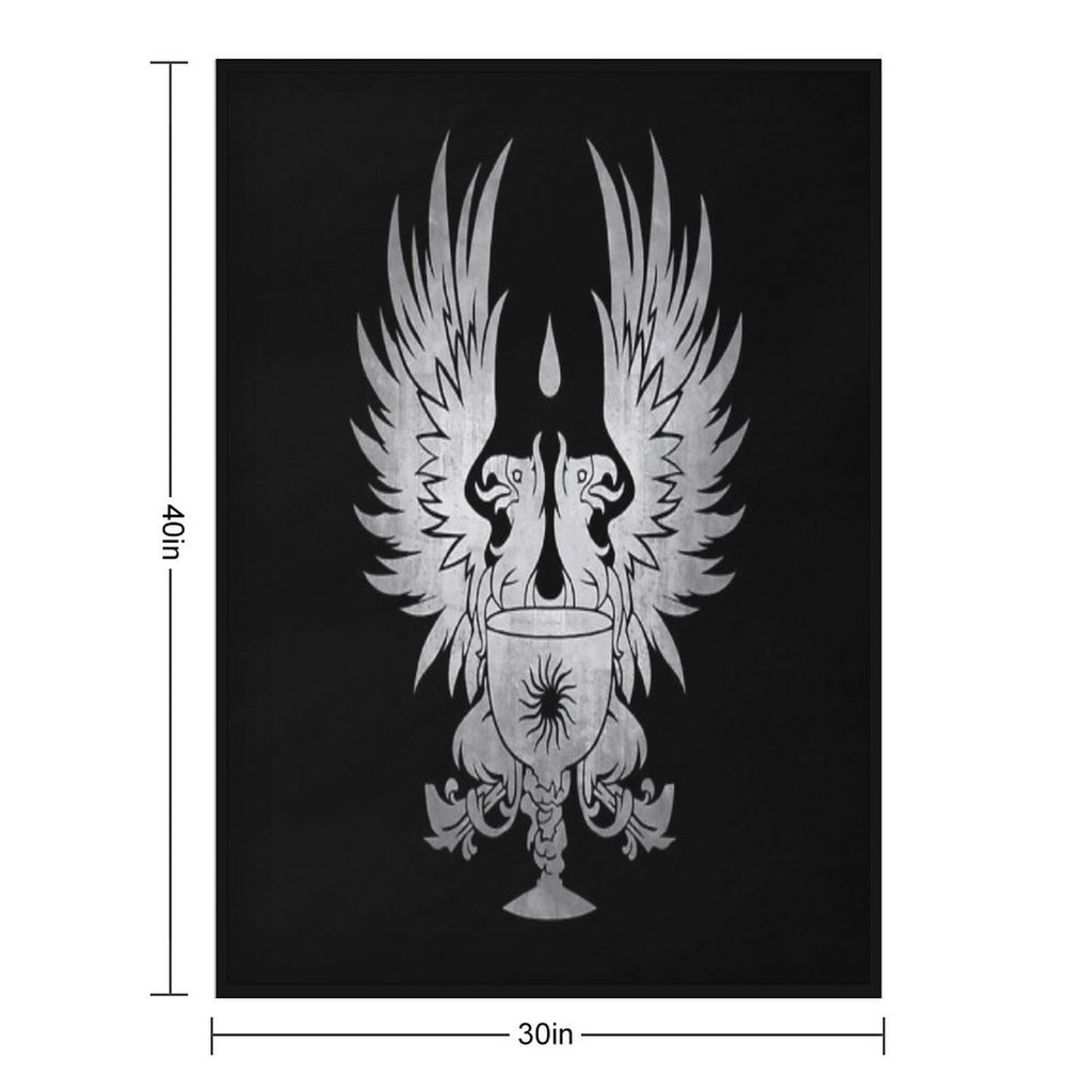 Dragon Age Grey Warden Silver Durable Throw Blanket