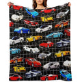 Dream Cars Machine-washable Throw Blanket